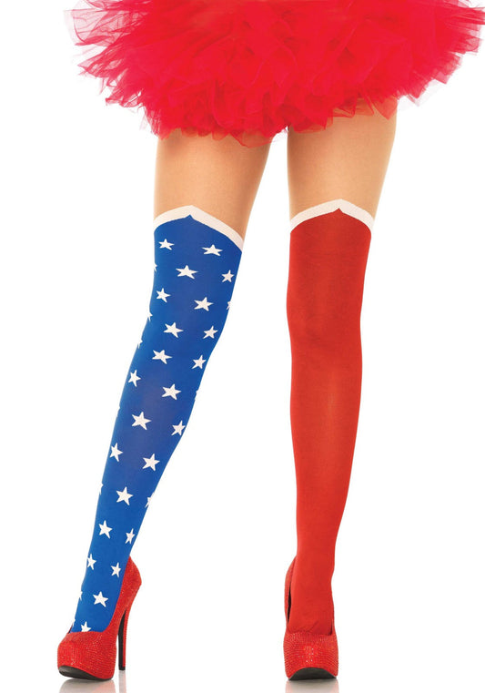 Lacy Bliss™ Super Hero Pantyhose Leg Avenue Hosiery