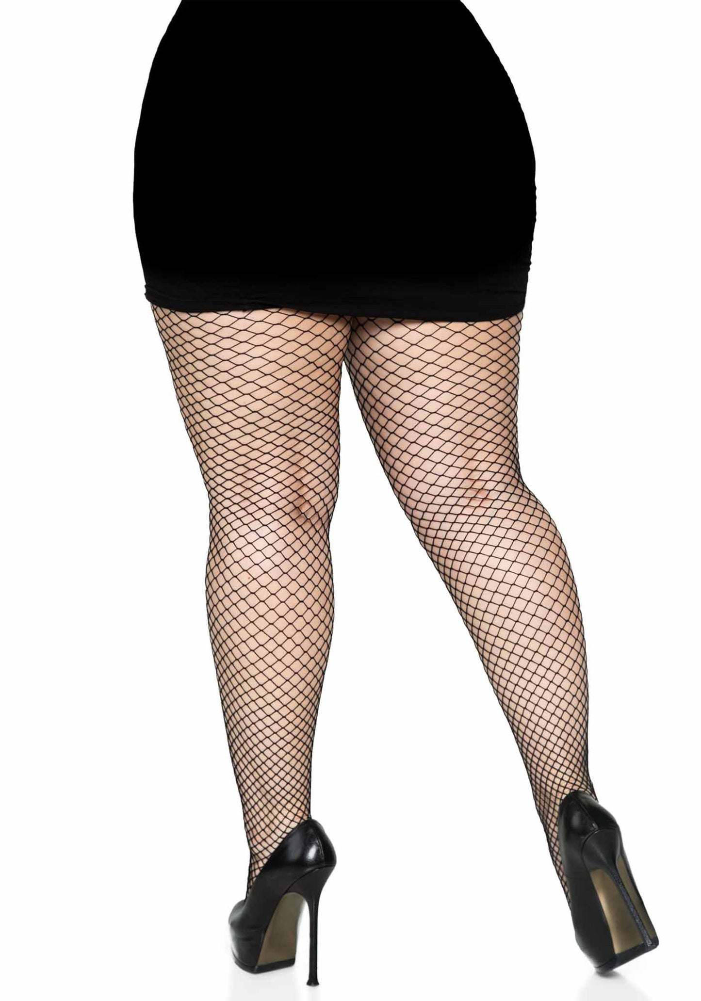 Lacy Bliss™ Plus Elastane Industrial Fishnet Pantyhose Leg Avenue Hosiery