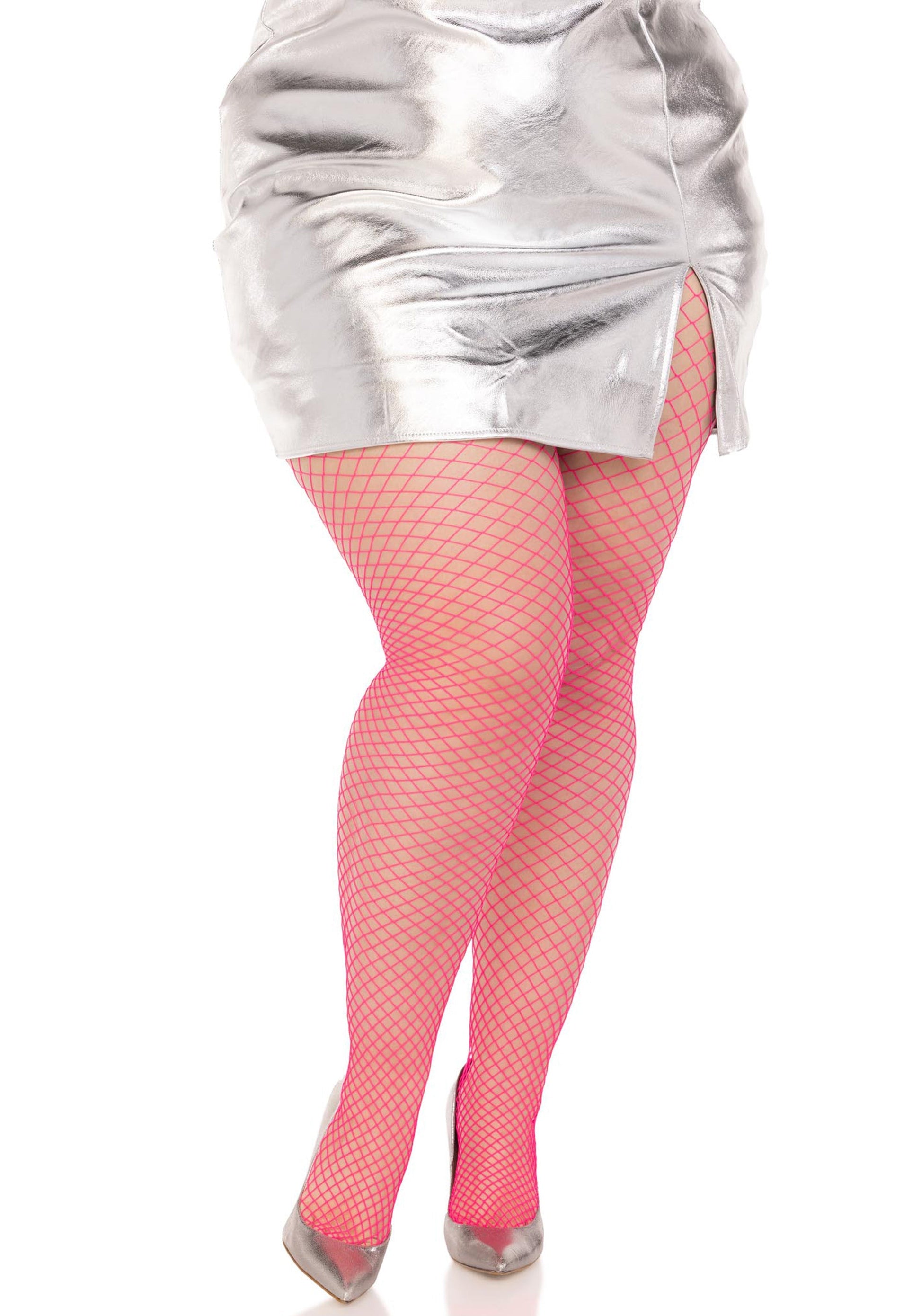 Lacy Bliss™ Plus Elastane Industrial Fishnet Pantyhose Leg Avenue Hosiery