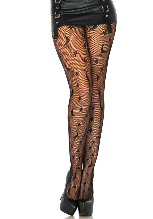 Lacy Bliss™ Celestial Net Pantyhose Leg Avenue Hosiery