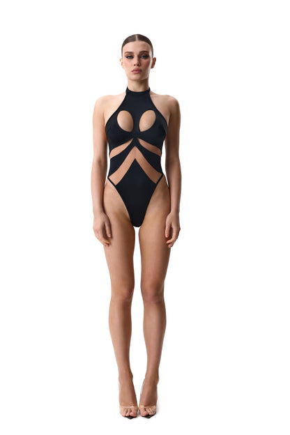 Lacy Bliss™ Body Mesh Black Lacy Bliss body