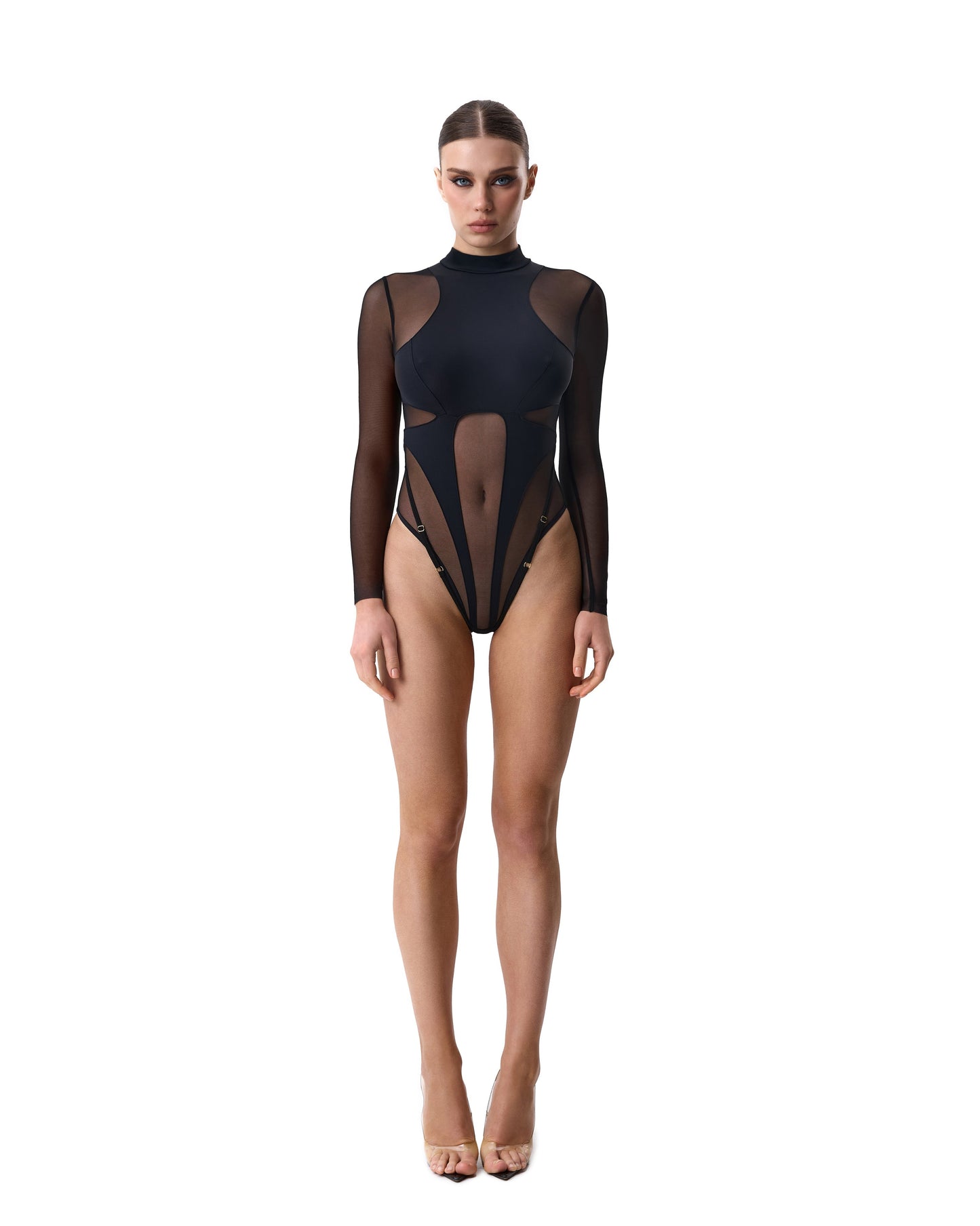 Lacy Bliss™ Body Mesh Black Lacy Bliss body