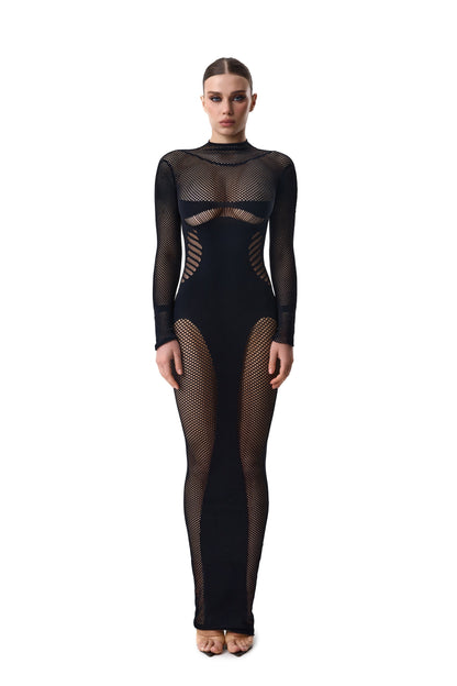 Lacy Bliss™ Dress Mesh Black Lacy Bliss dress