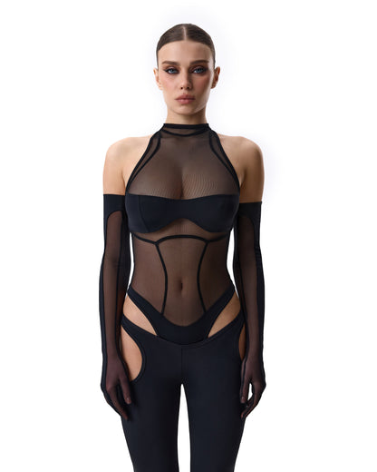 Lacy Bliss™ Suit Combo Black Lacy Bliss suit