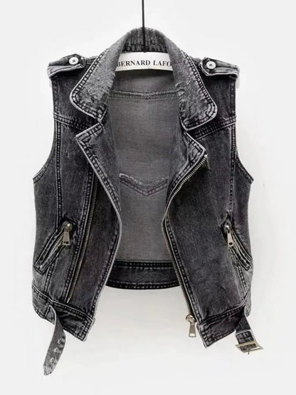 Denim Waistcoat Lacy0301 Home