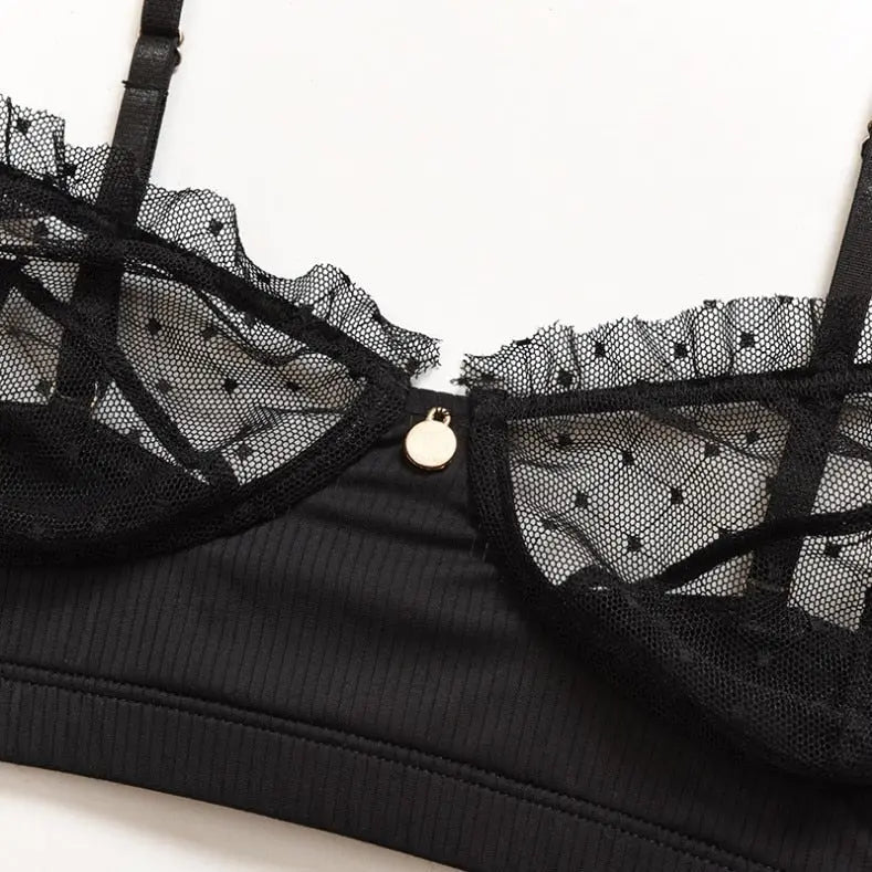 Broken Connection Bra Set Lacy Bliss Lingerie & Intimates