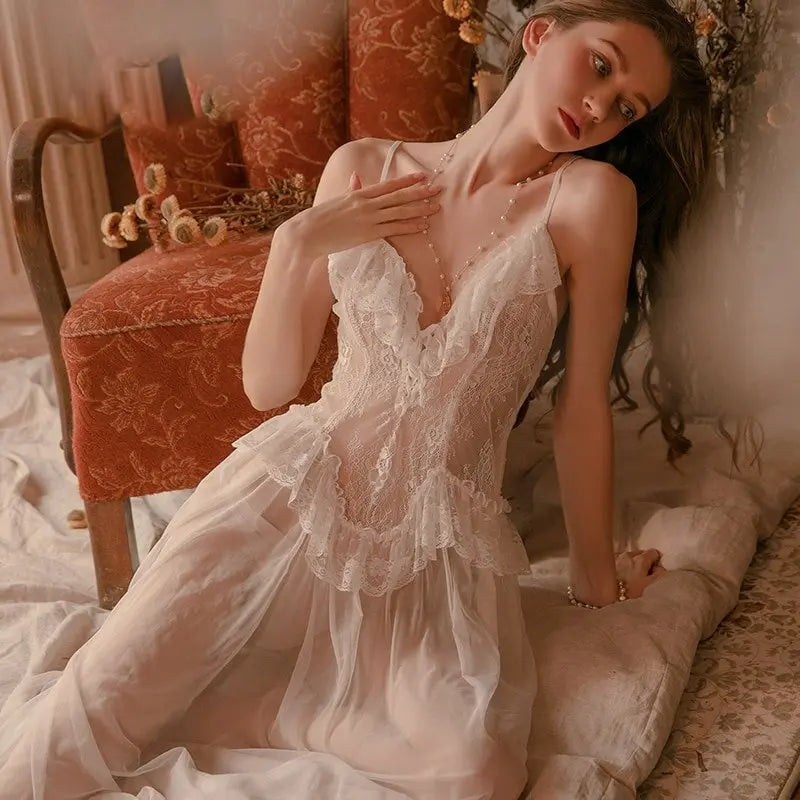 Paint My Love Nightdress Lacy Bliss Sleeping Wear