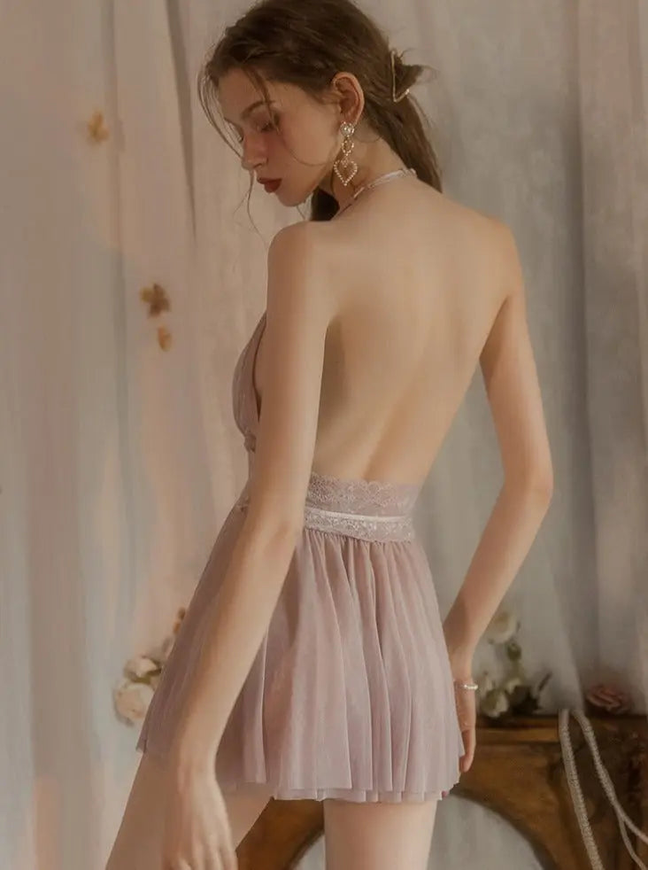 Behind Closed Door Nightdress Lacy Bliss Sleeping Wear