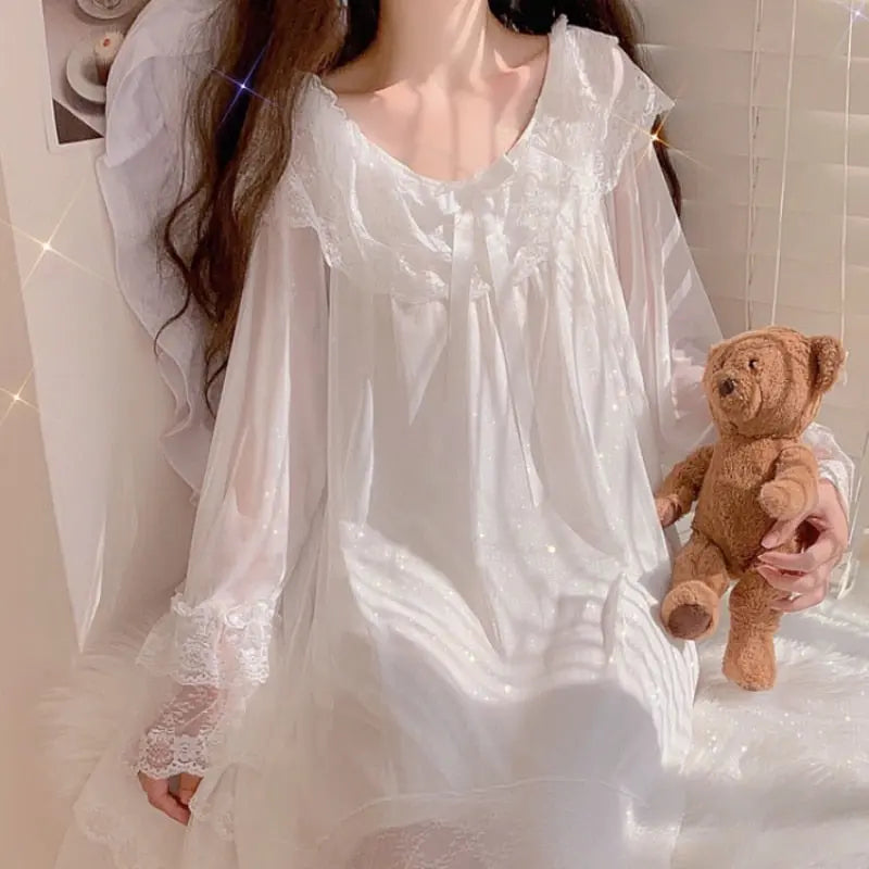 Shooting Star In Your Eyes Nightdress Lacy Bliss Sleeping Wear