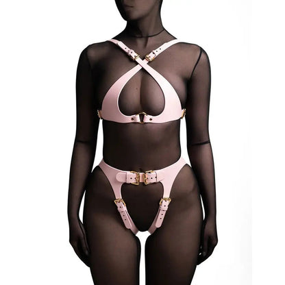 Lacy Bliss™ Lara's Gothic Leather Harness Set FOR FIT Harness