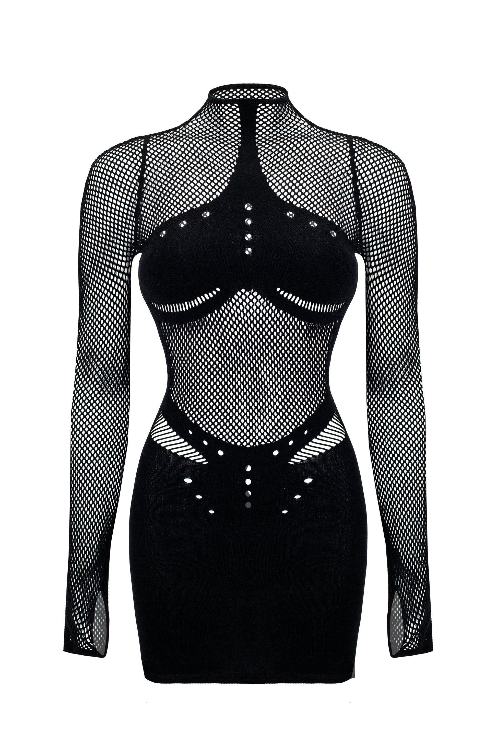 Lacy Bliss™ Dress Mesh Black Lacy Bliss body