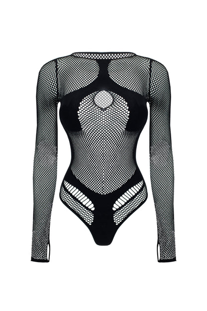 Lacy Bliss™ Body Mesh Black Lacy Bliss body