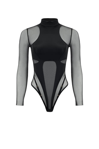 Lacy Bliss™ Body Mesh Black Lacy Bliss body