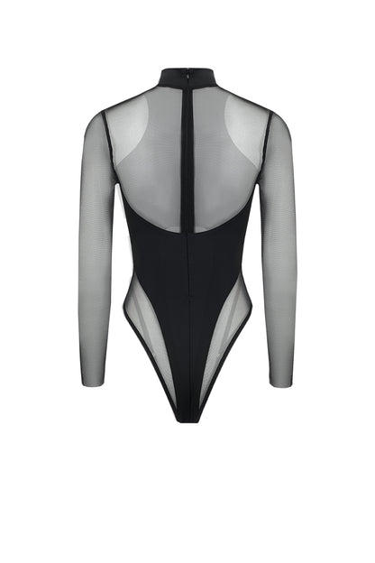 Lacy Bliss™ Body Mesh Black Lacy Bliss body