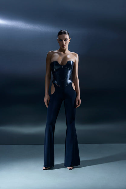 Lacy Bliss™ Corset Leather Black Lacy Bliss lingerie