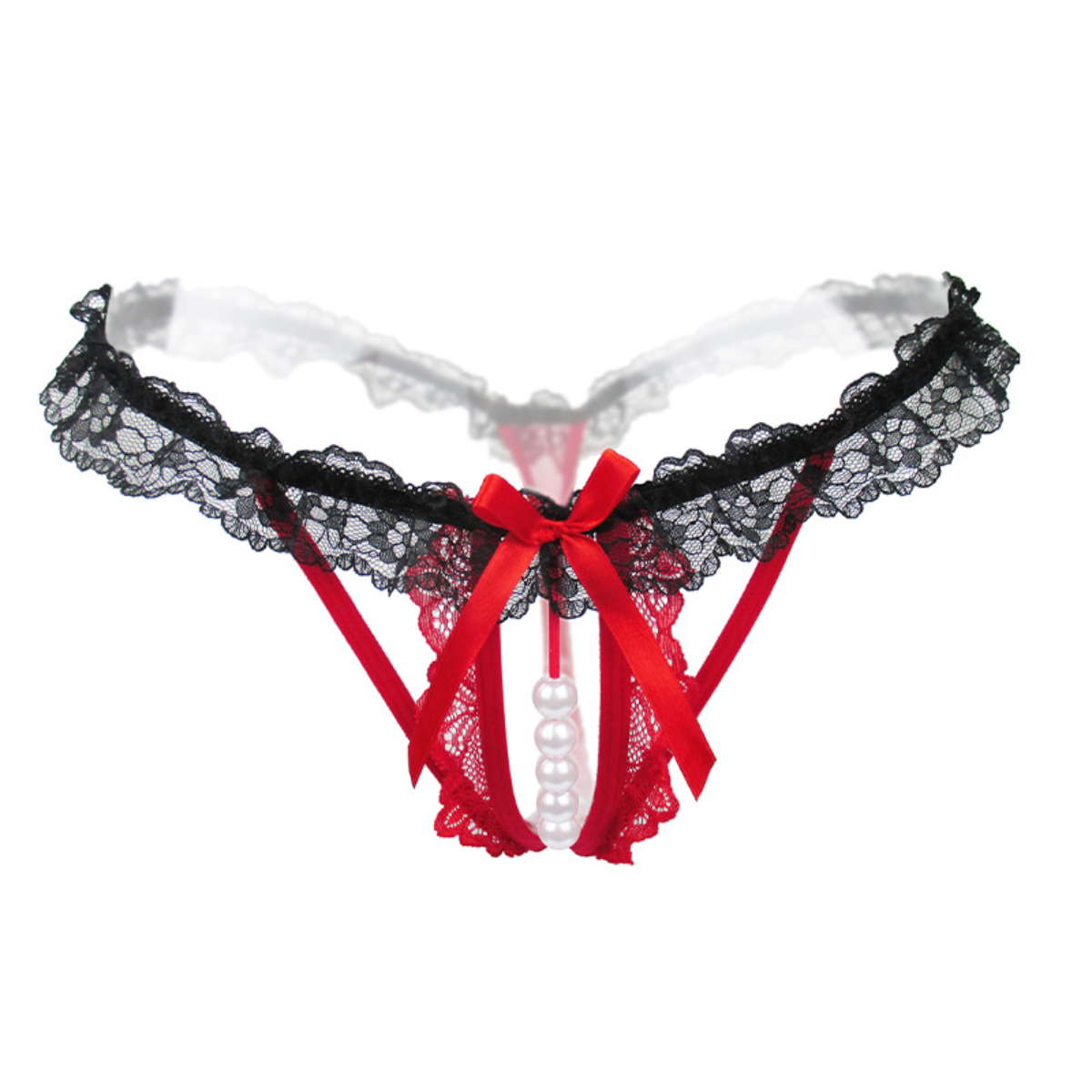 🎁 Lacy Bliss™ Allure G-String (With Bow) (100% off)