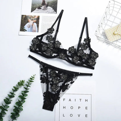 Soft Silken Kiss Bra Set Lacy Bliss0212 Lingerie & Intimates