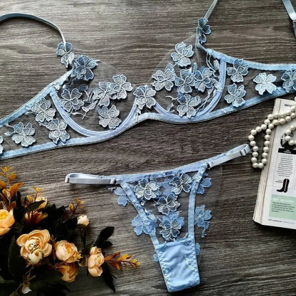 Soft Silken Kiss Bra Set Lacy Bliss0212 Lingerie & Intimates