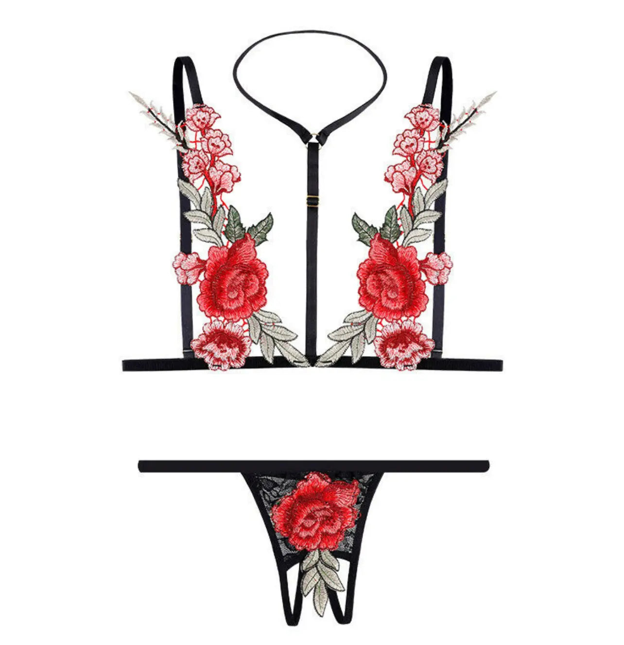 Lacy Bliss™ Rose Bed Lingerie Set Lavah Intimates lingerie set