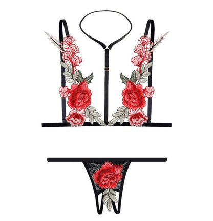 Lacy Bliss™ Rose Bed Lingerie Set Lavah Intimates lingerie set