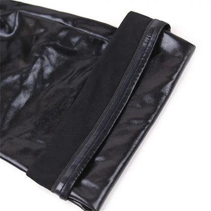 Leather Stockings Black Sexy Store Stockings