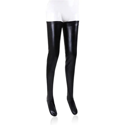 Leather Stockings Black Sexy Store Stockings