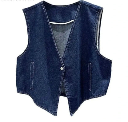 Denim Vest Lacy0301 Other