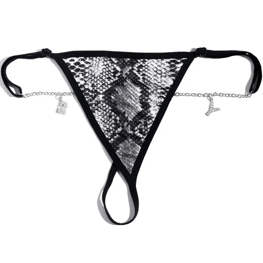 Lacy Bliss™ Naughty Whispers Lace Thong CARAQUET g-string