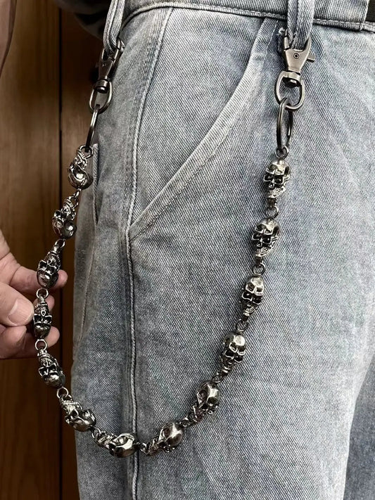 Skull Retro Chain Lacy0301Goth