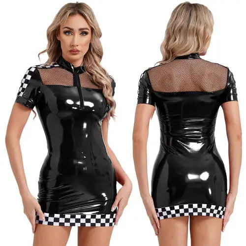 Latex Racer Driver Dress Lacy0301 Other