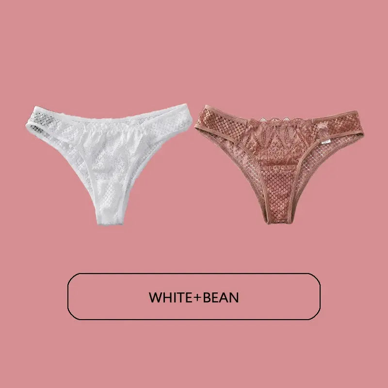 Reach Your Heart Panties Set Lacy Bliss Panties