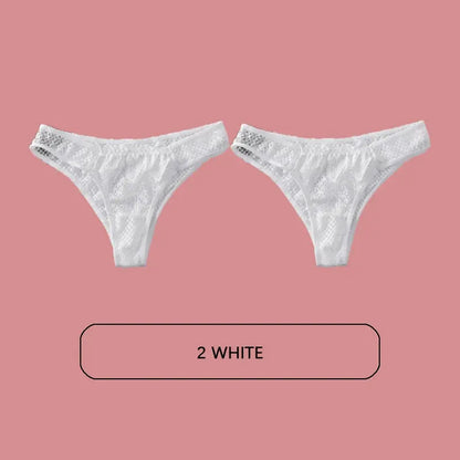 Reach Your Heart Panties Set Lacy Bliss Panties