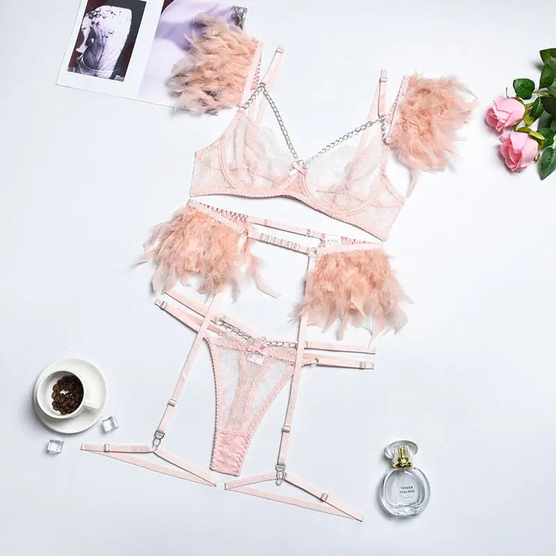 Lacy Bliss™ Paradise Passion ELLOLACE sexy lingerie set