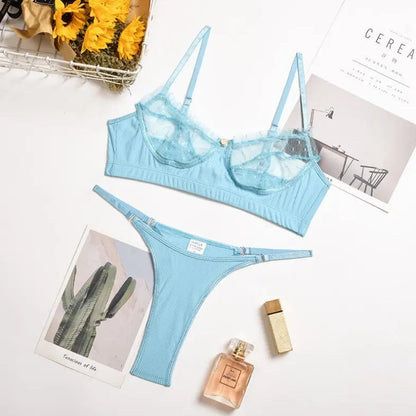 Broken Connection Bra Set Lacy Bliss Lingerie & Intimates