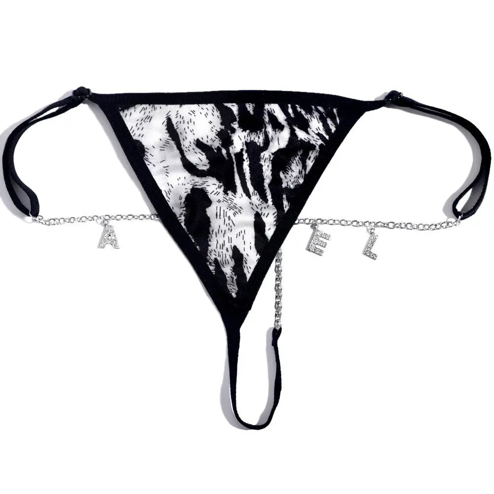 Lacy Bliss™ Naughty Whispers Lace Thong CARAQUET g-string