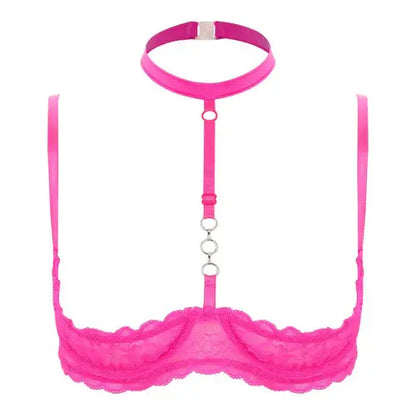 Lacy Bliss™ Halter Neck Open Bra GHALLAS Other