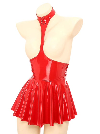 Open Chest Latex Dress Lacy0301 Other
