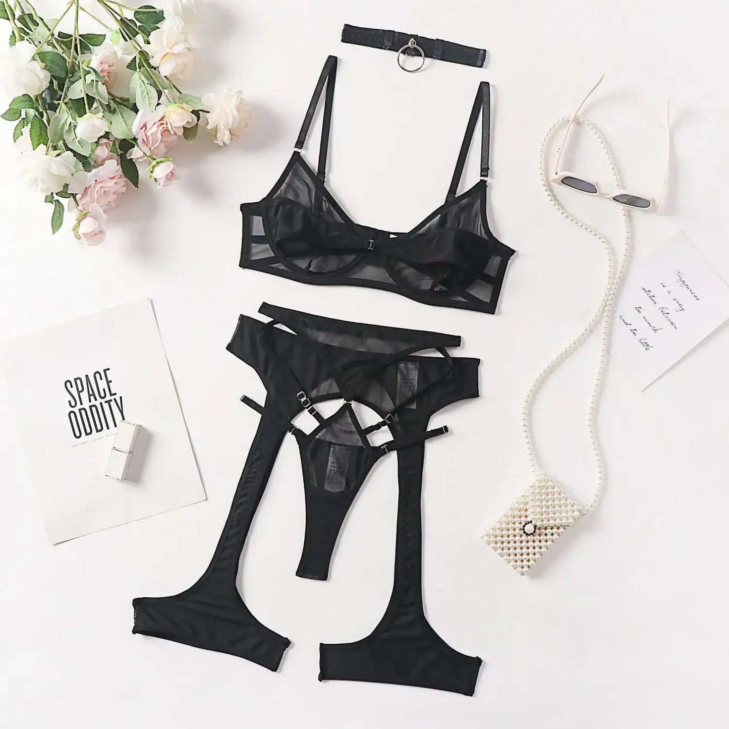 LaycyNighty™ Dana's Cut Out Set Lacy Bliss0312 Lingerie Set