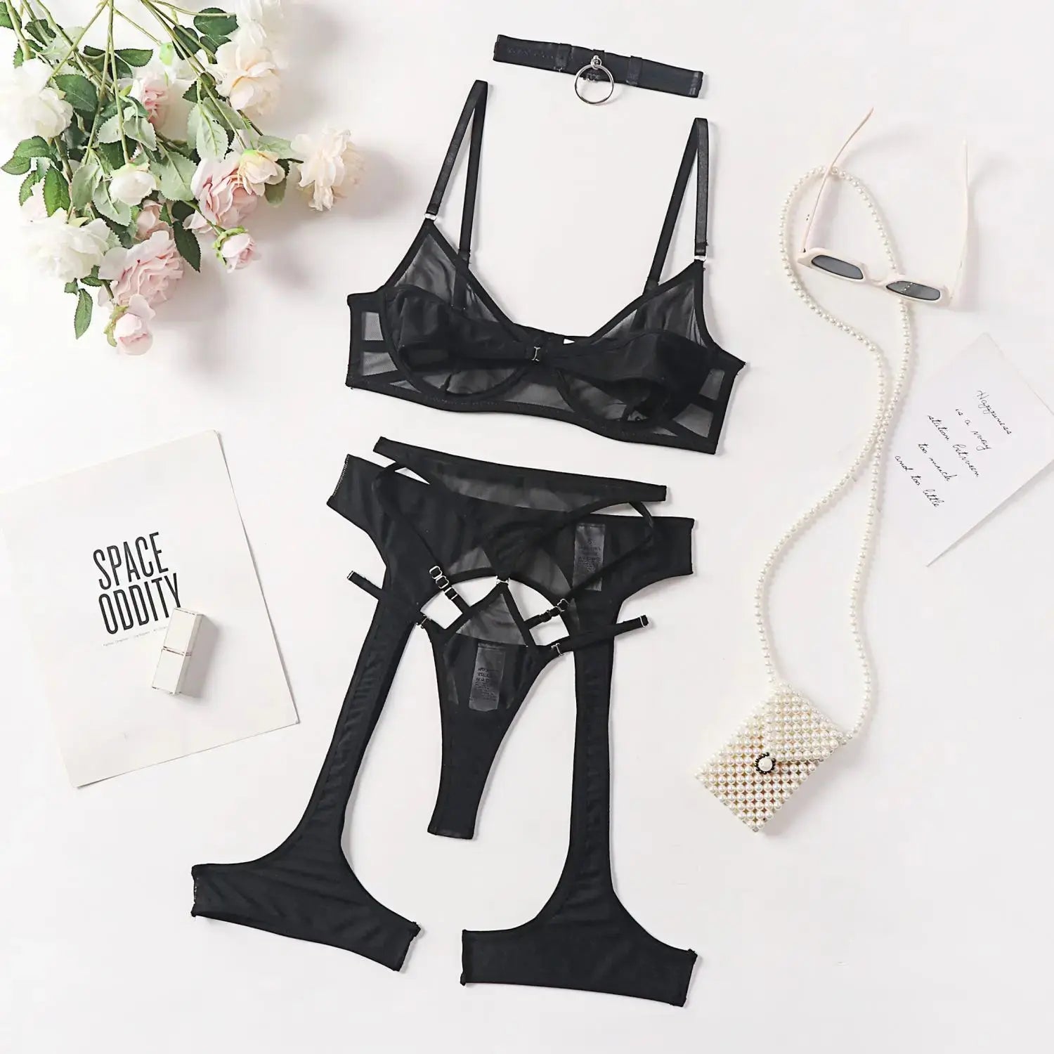LaycyNighty™ Dana's Cut Out Set Lacy Bliss0312 Lingerie Set