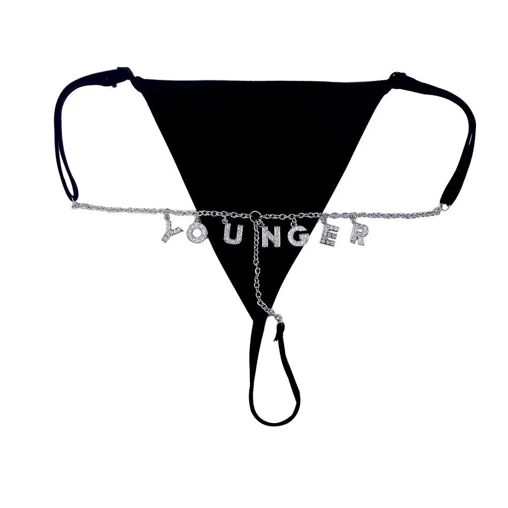 Lacy Bliss™ Naughty Whispers Lace Thong CARAQUET g-string