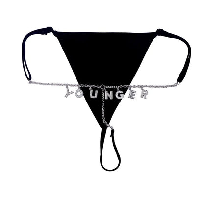 Lacy Bliss™ Naughty Whispers Lace Thong CARAQUET g-string