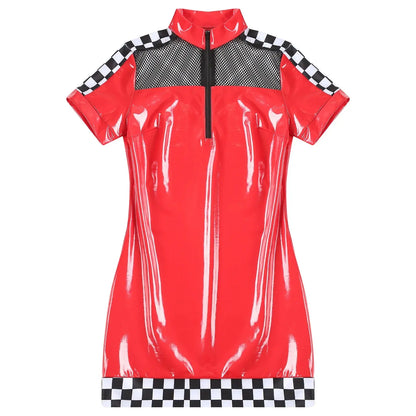 Latex Racer Driver Dress Lacy0301 Other