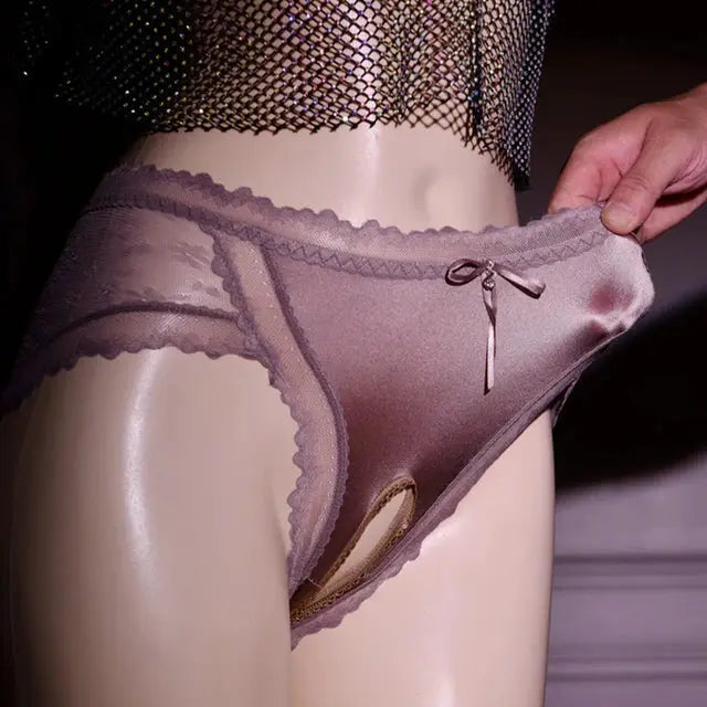 Lacy Bliss™ See My Perspective Crotchless Lacy Bliss
