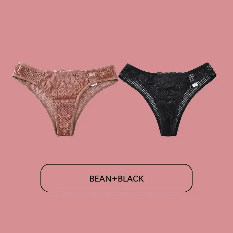 Reach Your Heart Panties Set Lacy Bliss Panties