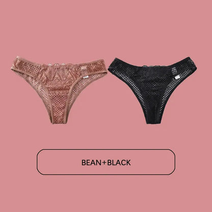 Reach Your Heart Panties Set Lacy Bliss Panties