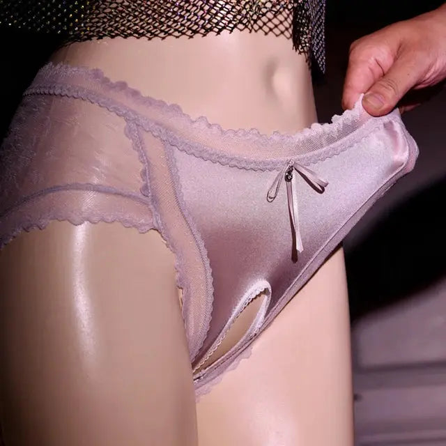 Lacy Bliss™ See My Perspective Crotchless Lacy Bliss