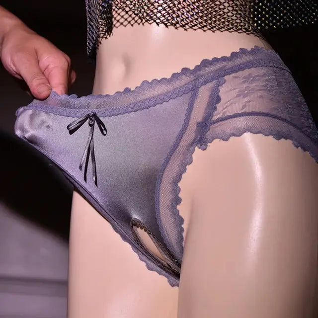 Lacy Bliss™ See My Perspective Crotchless Lacy Bliss