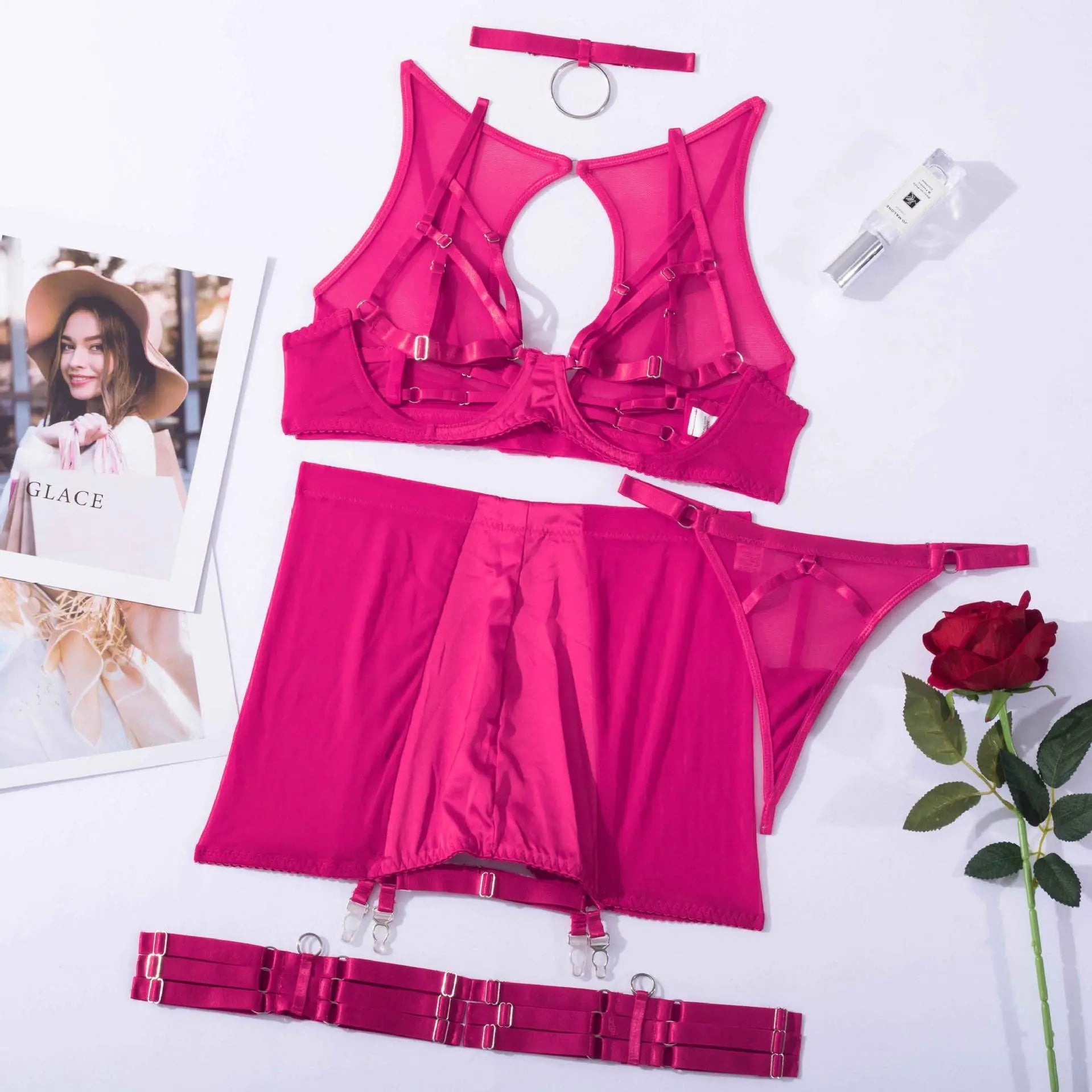 LaycyNighty™ Irene's Sexy Set Lacy Bliss0312 Lingerie Set