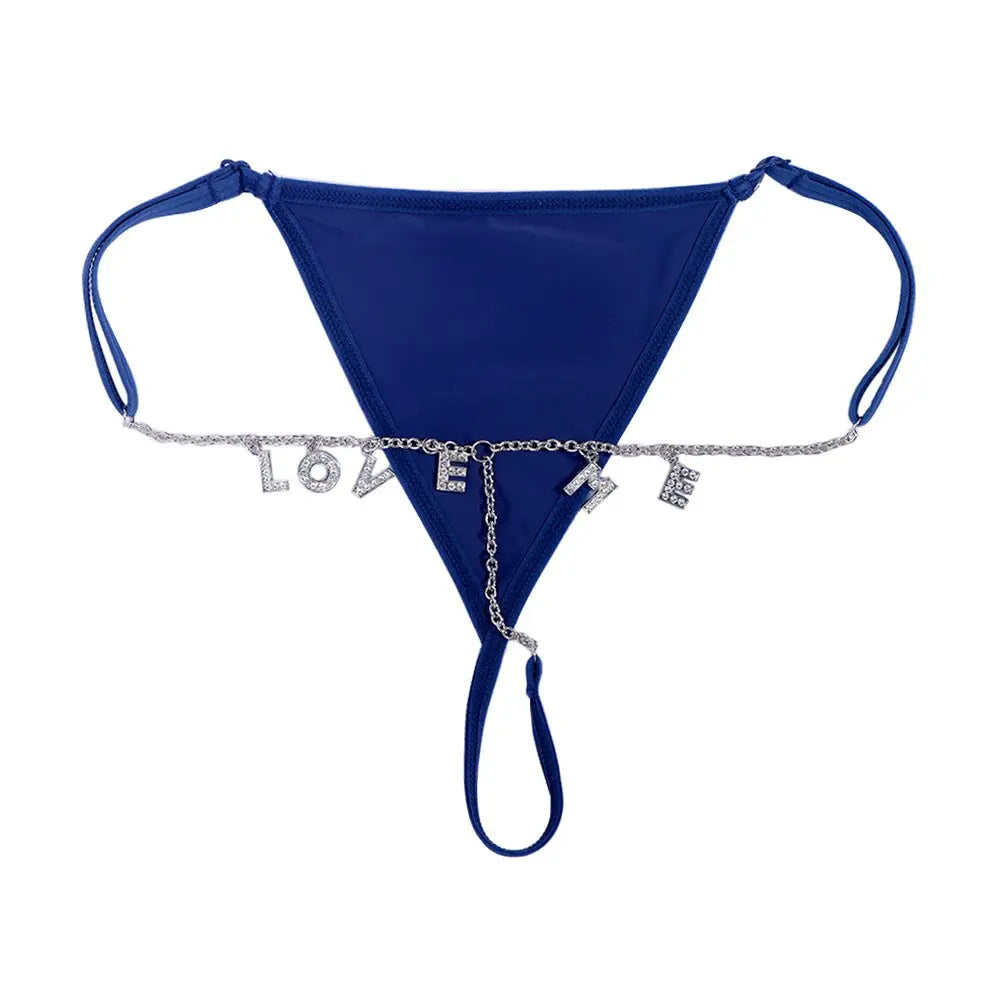 Lacy Bliss™ Naughty Whispers Lace Thong CARAQUET g-string