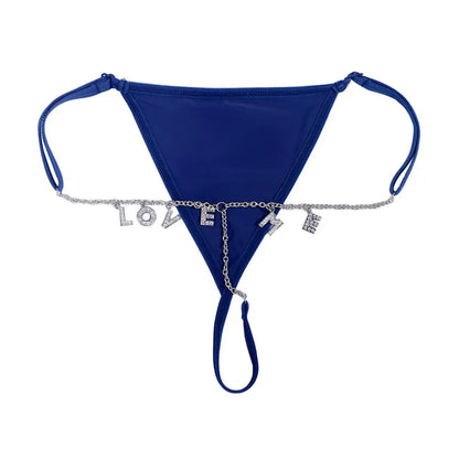 Lacy Bliss™ Naughty Whispers Lace Thong CARAQUET g-string
